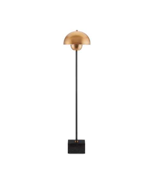 La Rue Table Lamp in Brushed Brass / Black