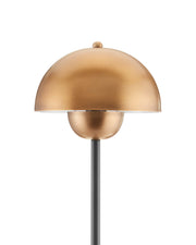 La Rue Table Lamp in Brushed Brass / Black
