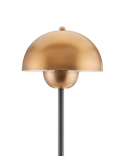 La Rue Table Lamp in Brushed Brass / Black