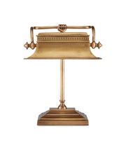 Malvasia Desk Lamp in Vintage Brass