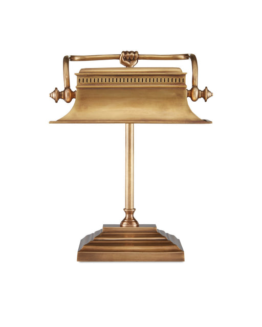 Malvasia Desk Lamp in Vintage Brass