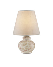 Piccolo Marble Mini Table Lamp in Beige / Pink