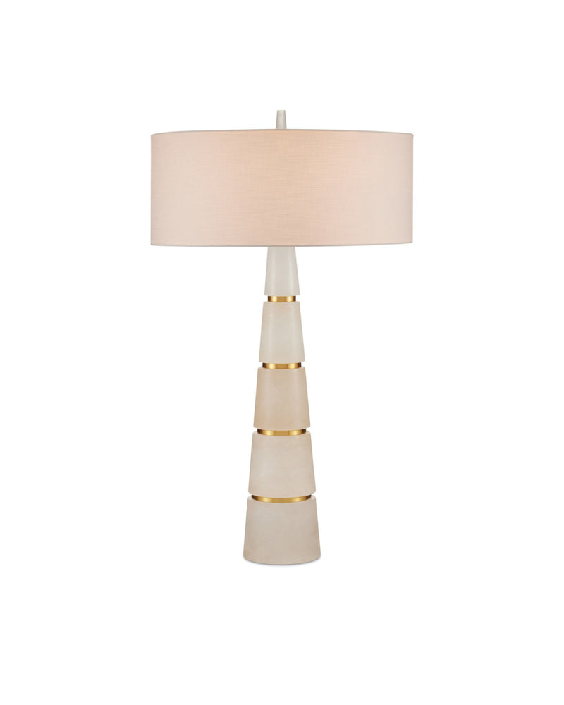 Eleanora Table Lamp in Natural / Natural Brass