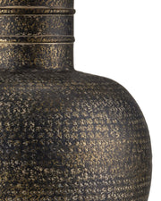 Braille Table Lamp in Antique Brass