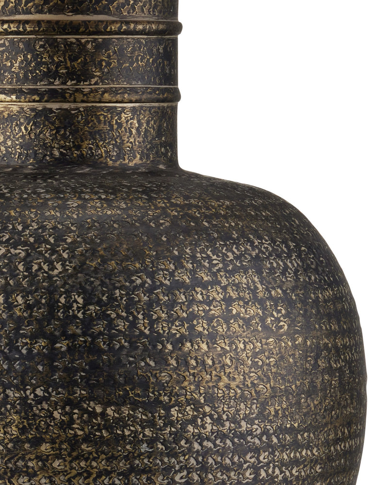 Braille Table Lamp in Antique Brass