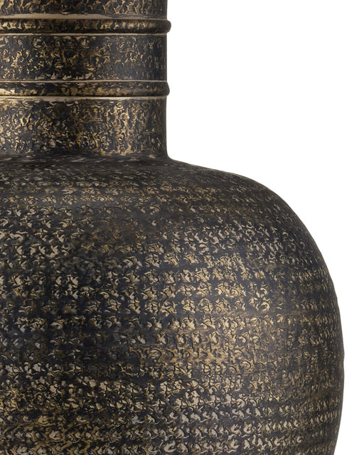 Braille Table Lamp in Antique Brass