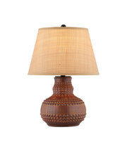 Atamo Table Lamp in Dark Brown