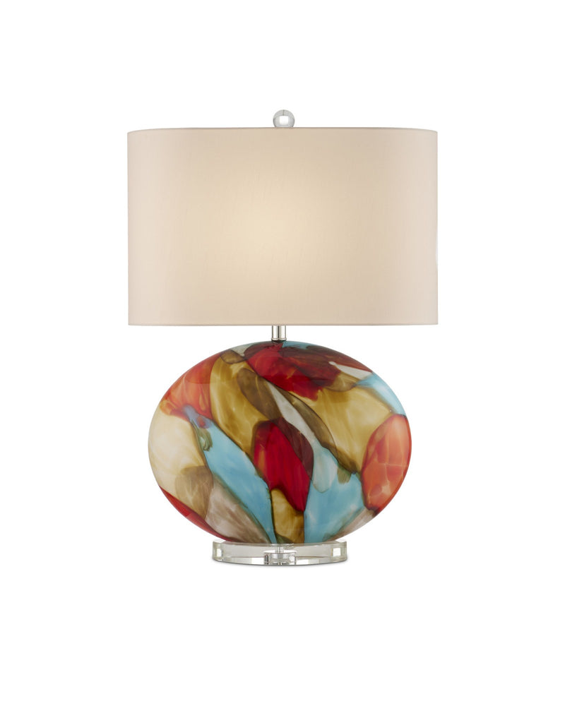 Vivid Table Lamp in Beige / Red / Blue / Orange / Clear