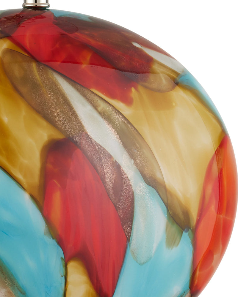 Vivid Table Lamp in Beige / Red / Blue / Orange / Clear