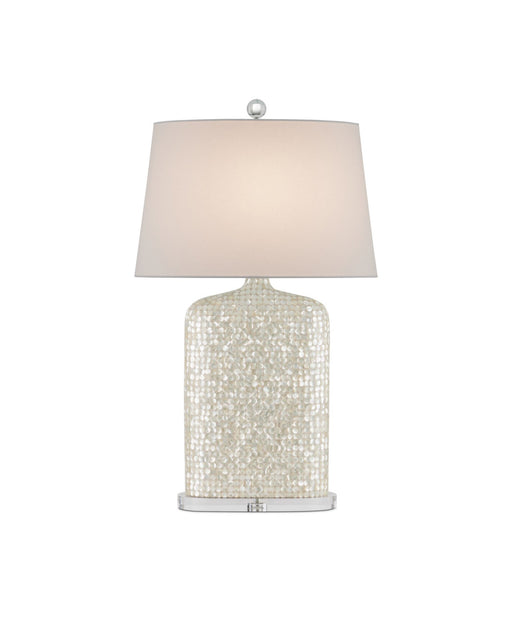 Gerri Dot Mother of Pearl Table Lamp in Natural / Clear