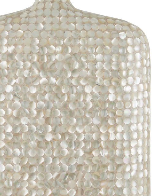 Gerri Dot Mother of Pearl Table Lamp in Natural / Clear