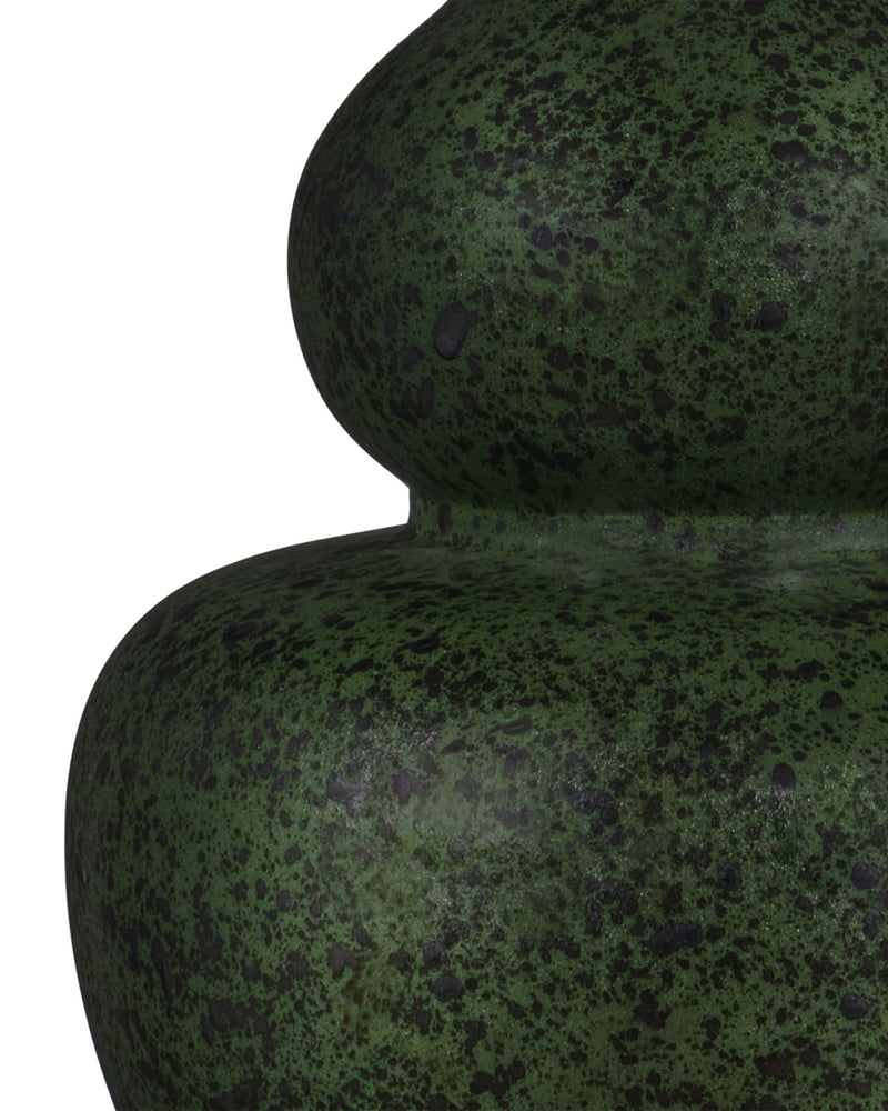 Kinnaird Table Lamp in Moss Green / Antique Brass