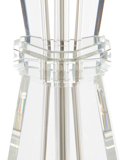 Duveen Table Lamp in Clear / Polished Brass