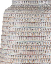 Owen Table Lamp in Off-White / Light Brown / Antique Brass