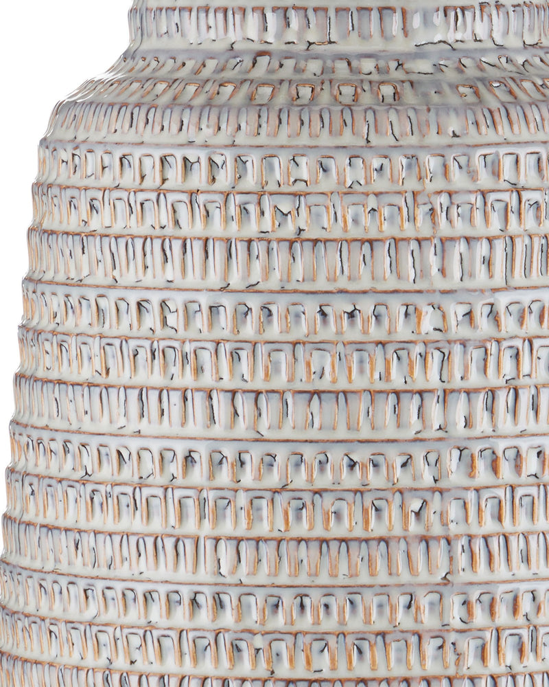 Owen Table Lamp in Off-White / Light Brown / Antique Brass