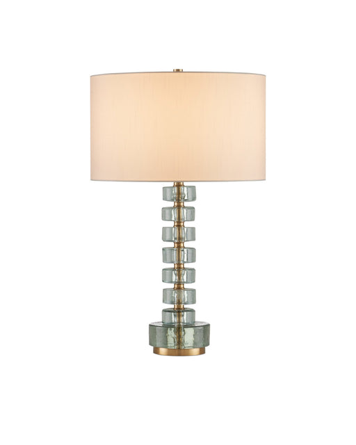 Mystras Table Lamp in Clear / Antique Brass