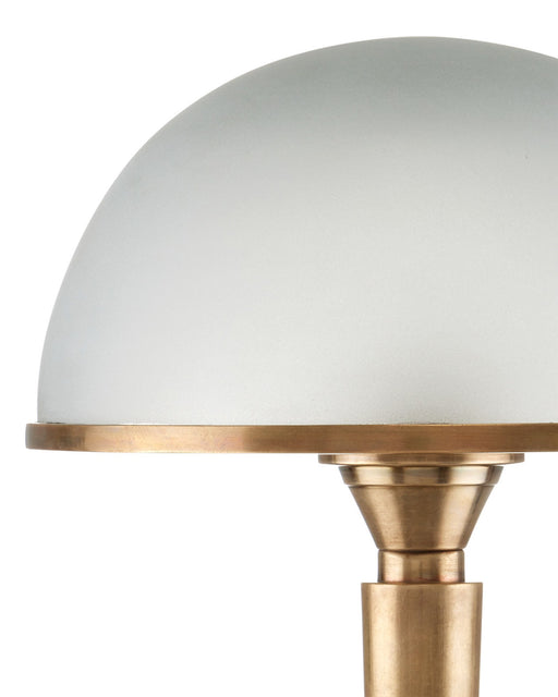 Gatsby Table Lamp in Antique Brass / Frosted