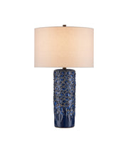 Fairmont Table Lamp in Dark Blue Reactive