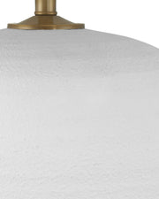 Zena Table Lamp in Textured White