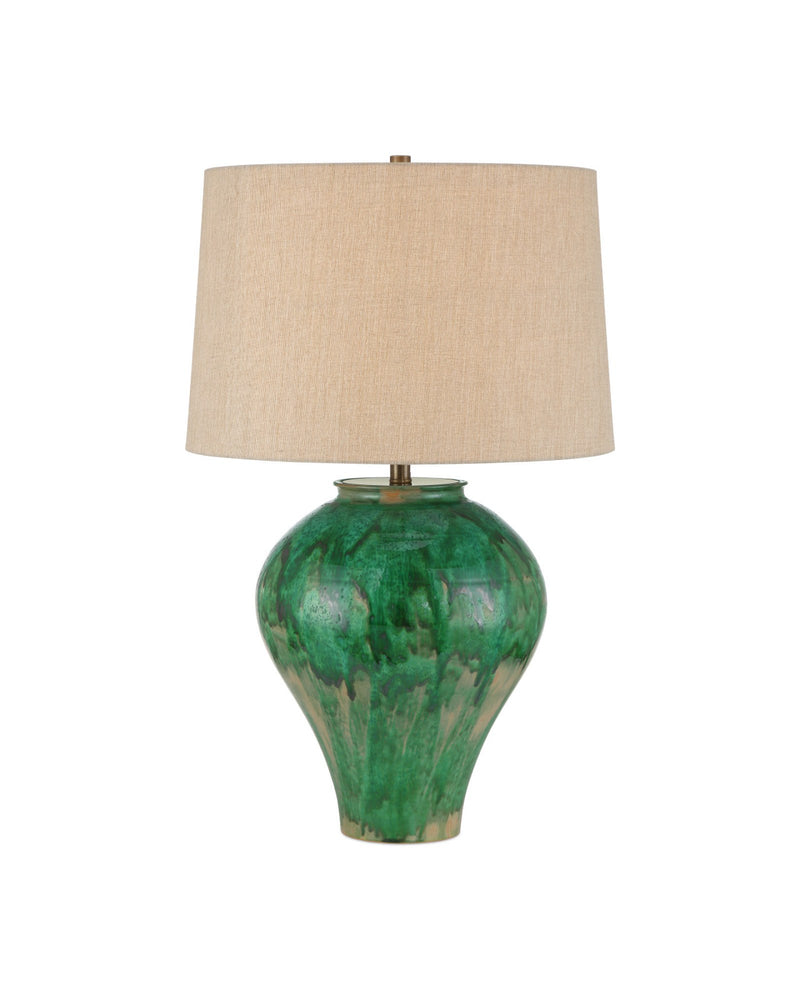 Blarney Table Lamp in Green
