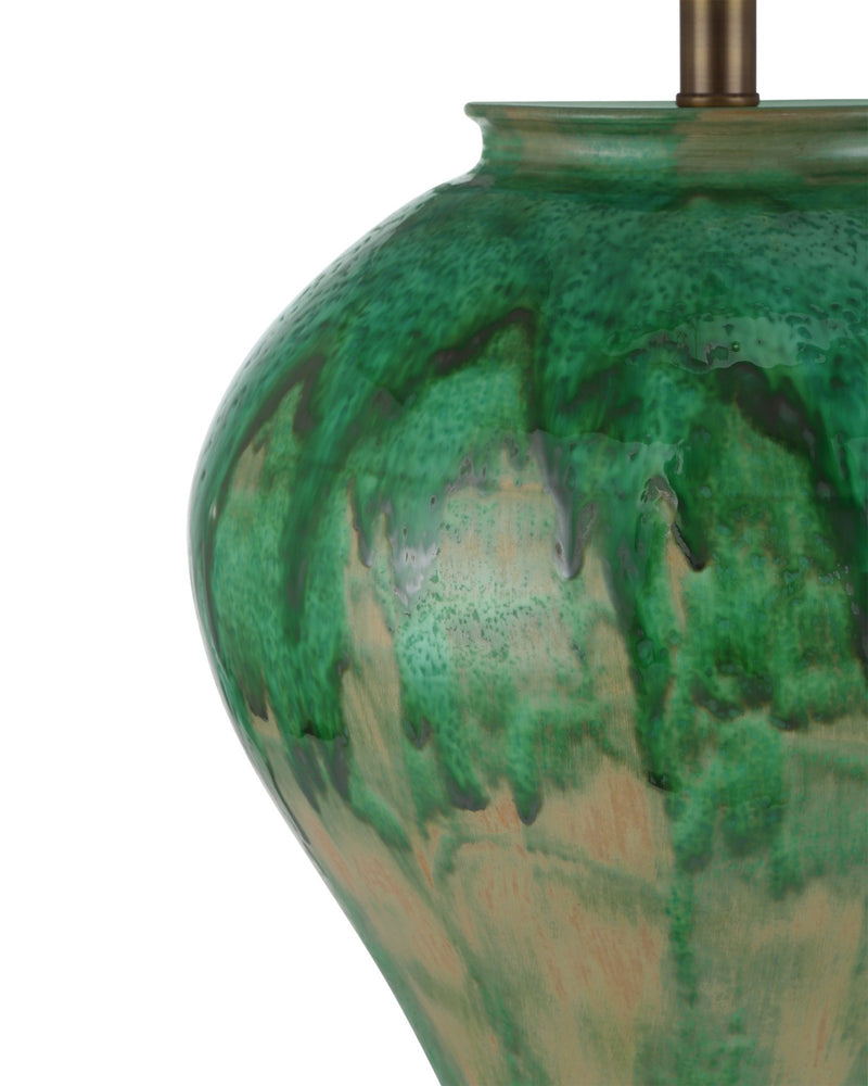 Blarney Table Lamp in Green