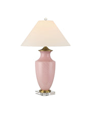 Lucy Table Lamp in Pink / Clear