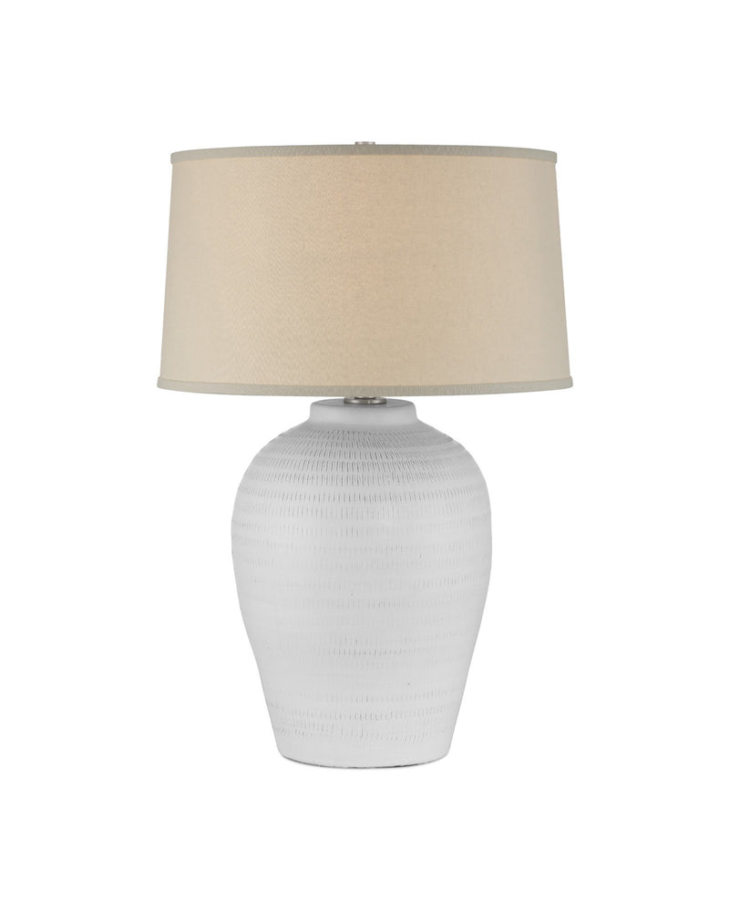 Dashwell Table Lamp in White