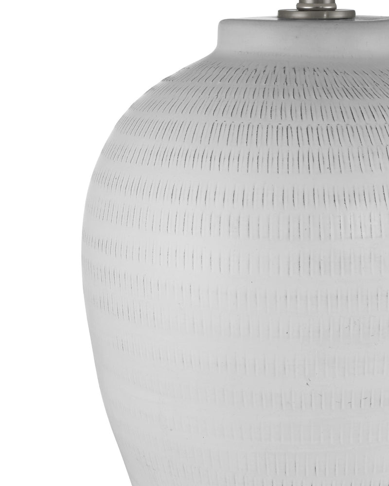 Dashwell Table Lamp in White