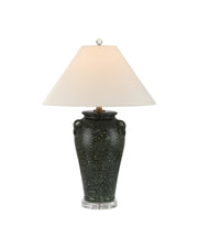 Junko Table Lamp in Green / Clear