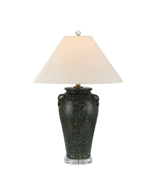 Junko Table Lamp in Green / Clear