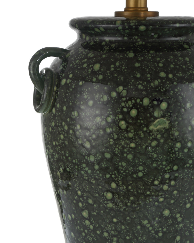 Junko Table Lamp in Green / Clear