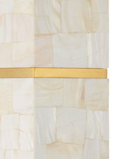 Casey Mother of Pearl Table Lamp in Natural / Brass