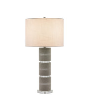 Lofitt Table Lamp in Gray / Clear