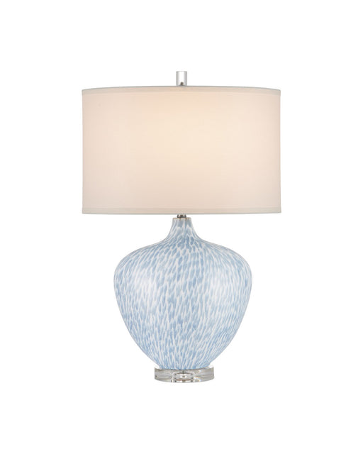 Tinney Table Lamp in Blue / Clear