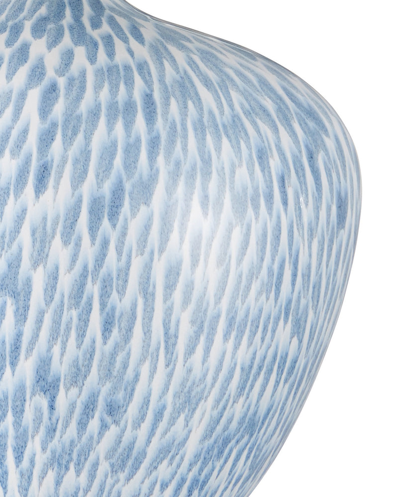 Tinney Table Lamp in Blue / Clear