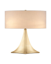 Cassia Table Lamp in Gold Leaf