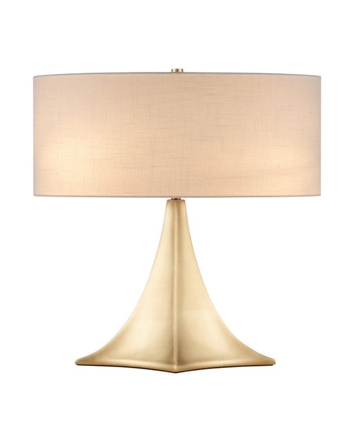 Cassia Table Lamp in Gold Leaf