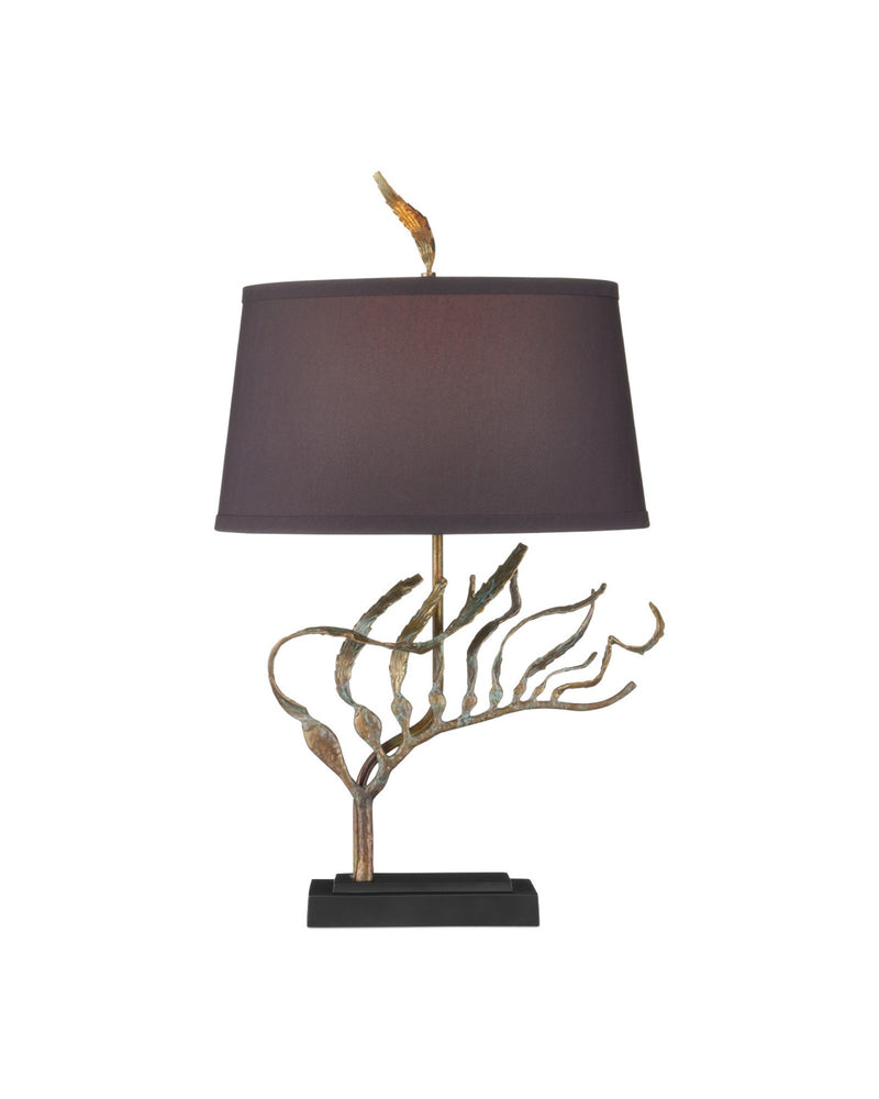 Latissima Table Lamp in Verdigris / Black