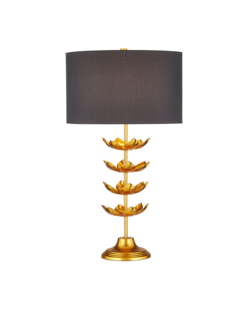 Awakening Table Lamp in Gold Leaf