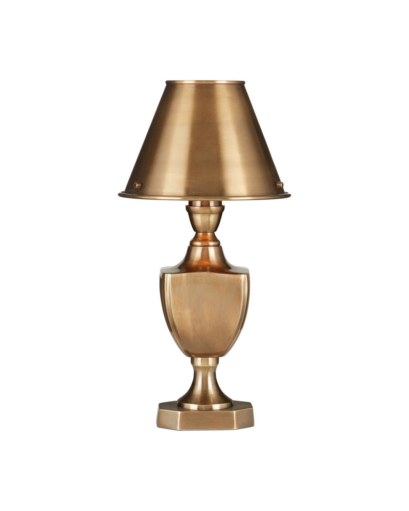Waddill Mini Table Lamp in Antique Brass