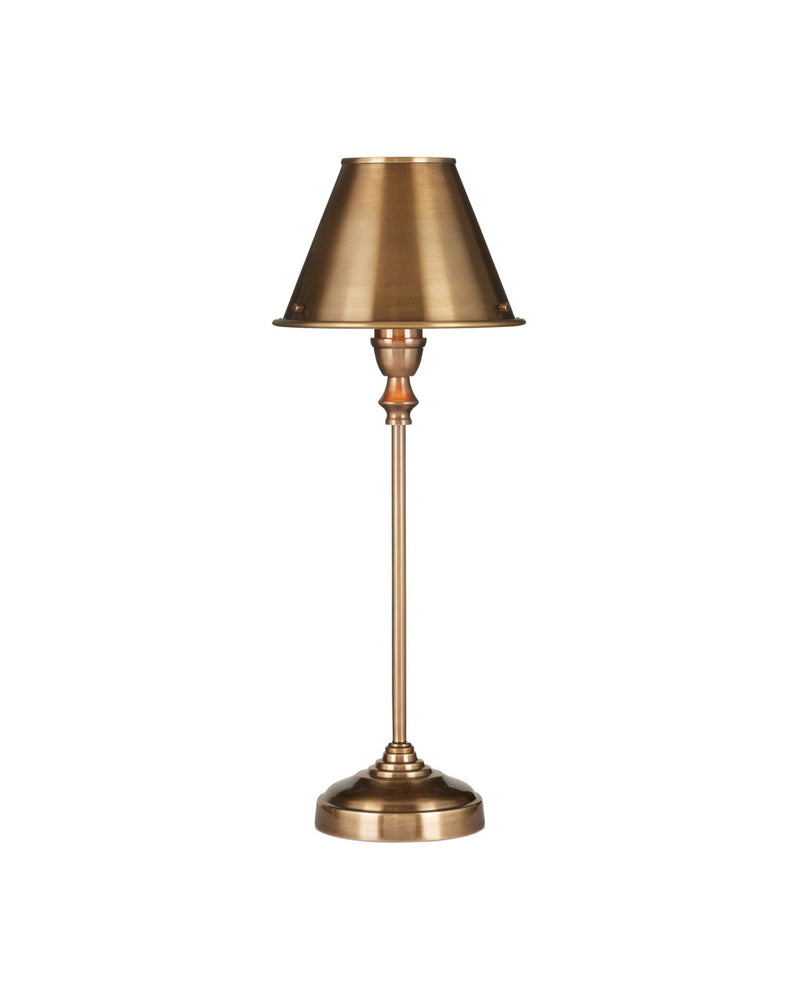 Rowsay Table Lamp in Antique Brass