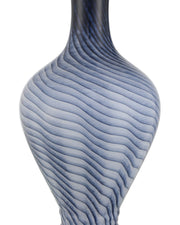 Zeta Table Lamp in Gray Blue / Clear