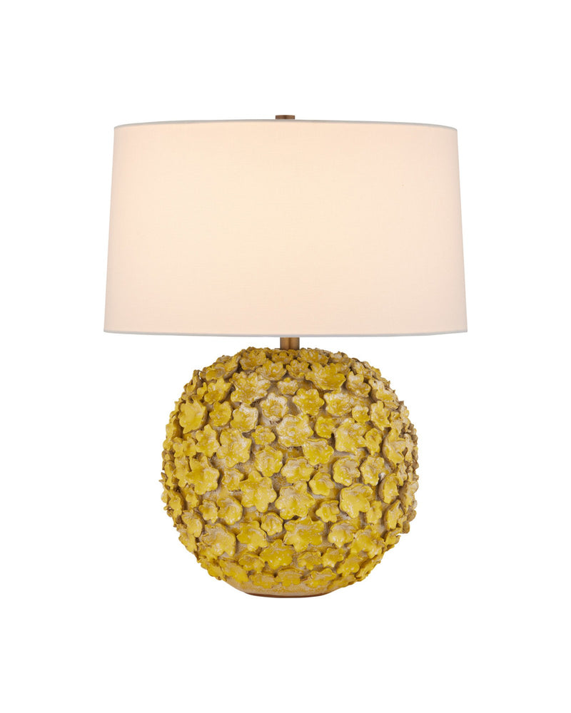 Mantilla Table Lamp in Yellow