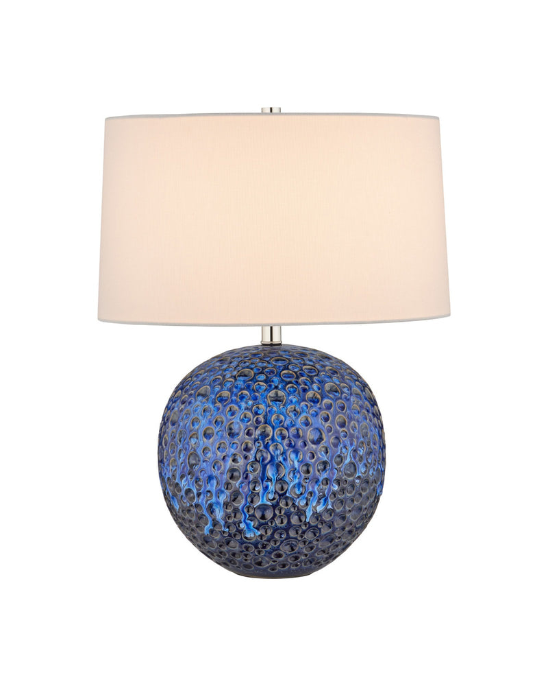 Mantilla Table Lamp in Blue