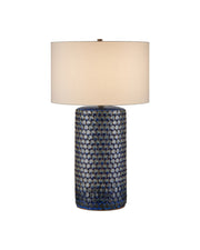 Lunares Table Lamp in Dark Blue Reactive