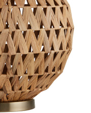 Casimer Table Lamp in Natural / Brass