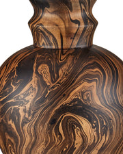 Carterton Table Lamp in Marbleized Brown