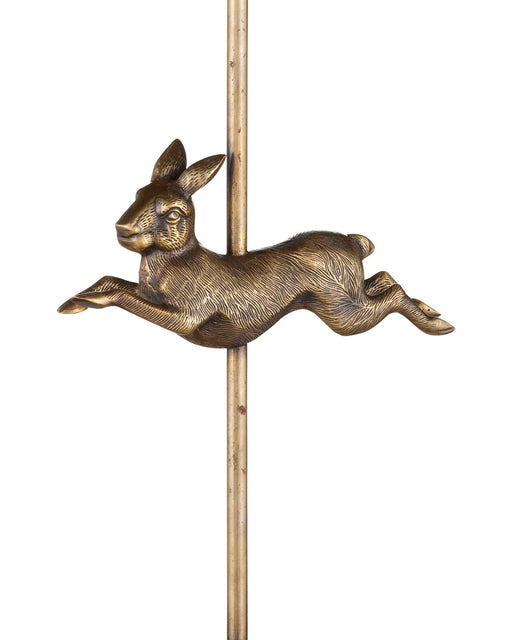 Patter Table Lamp in Vintage Brass / Black