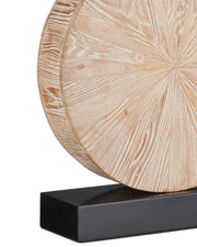 Pinion Table Lamp in Natural / Black