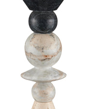 Cairn Table Lamp in Natural / Midnight Black